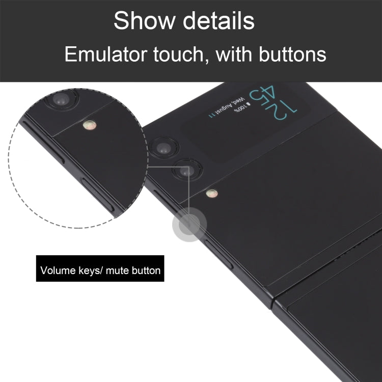 For Samsung Galaxy Z Flip4 Black Screen Non-Working Fake Dummy Display Model(Black) - For Galaxy by buy2fix | Online Shopping UK | buy2fix