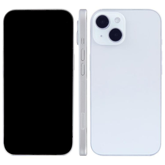 For iPhone 15 Black Screen Non-Working Fake Dummy Display Model (Yellow)