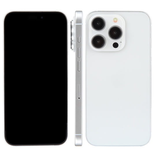 For iPhone 15 Pro Max Black Screen Non-Working Fake Dummy Display Model  (White) - For iPhone & iPad by buy2fix | Online Shopping UK | buy2fix
