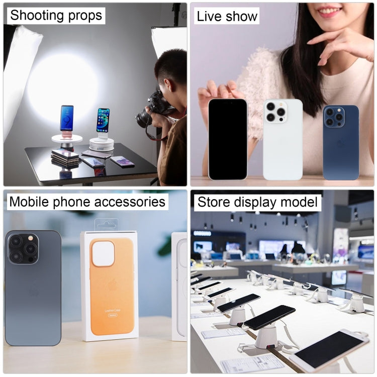 For iPhone 15 Pro Max Black Screen Non-Working Fake Dummy Display Model  (White) - For iPhone & iPad by buy2fix | Online Shopping UK | buy2fix