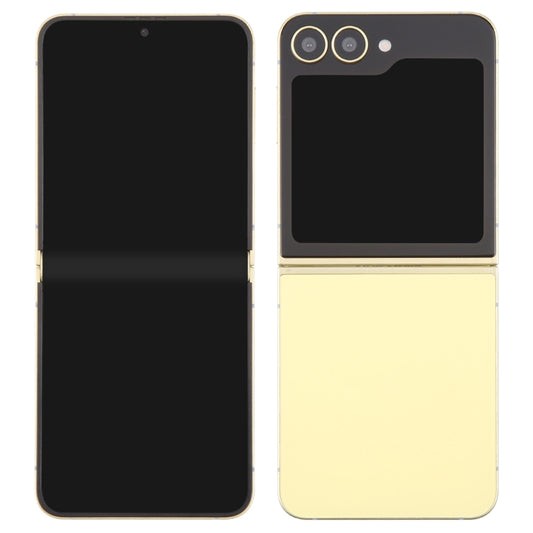 For Samsung Galaxy Z Flip6 Black Screen Non-Working Fake Dummy Display Model (Yellow) - For Galaxy by buy2fix | Online Shopping UK | buy2fix