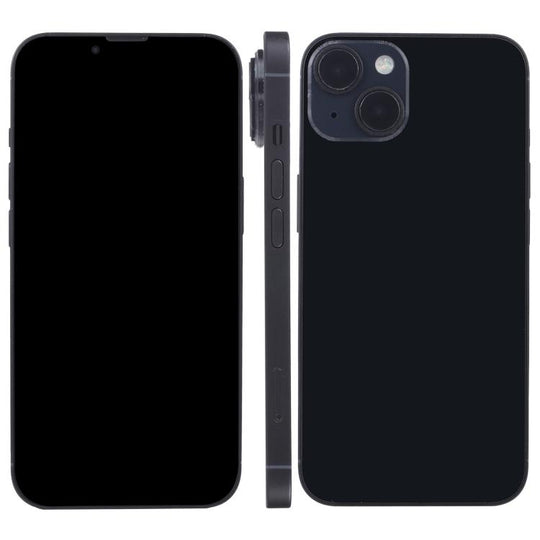 Pour iPhone 14, écran noir, faux modèle d'affichage factice non fonctionnel (minuit)
