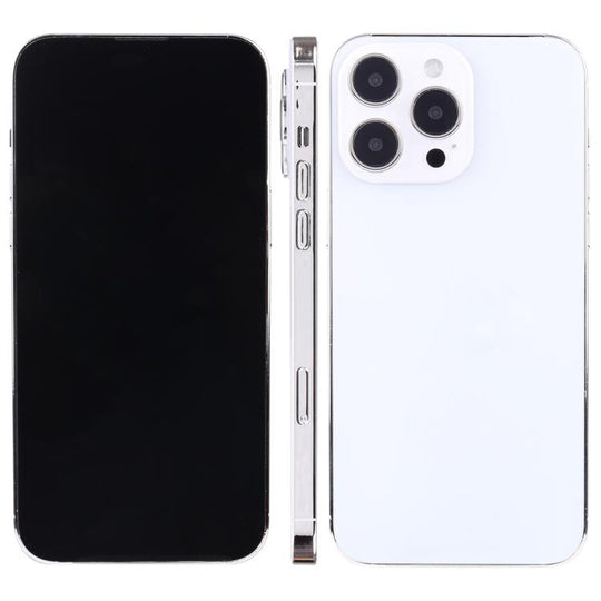 For iPhone 14 Pro Max Black Screen Non-Working Fake Dummy Display Model(Silver)