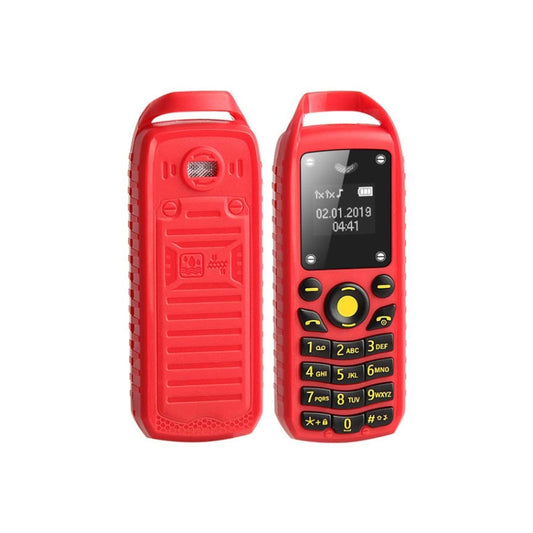 Mini B25 Headphone Mobile Phone, Hands Free Bluetooth Dialer Headphone, MP3 Music, Dual SIM, Network: 2G(Red) - Others by buy2fix | Online Shopping UK | buy2fix