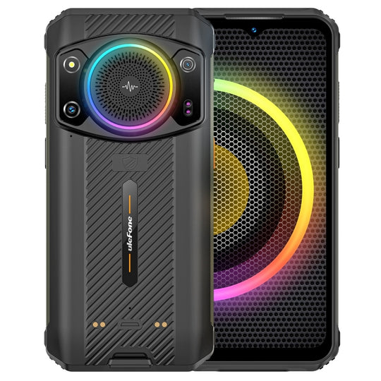 Ulefone Armor 21 IP68/IP69K Rugged Phone, Night Vision, 8GB+256GB, Face ID & Fingerprint Identification, 6.58 inch Android 15 MediaTek Helio G99 Octa Core up to 2.2GHz, Network: 4G, OTG, NFC, Global Version with Google Play (Black)