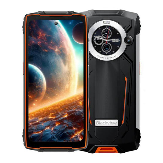 Blackview BV8200 Rugged Phone, 12GB+256GB, 6.5 inch + 1.3 inch Android 14 MediaTekHelio G100 MT8781, Network: 4G, NFC (Orange) - Blackview by Blackview | Online Shopping UK | buy2fix