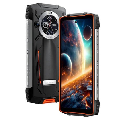 Blackview BV8200 Rugged Phone, 12GB+256GB, 6.5 inch + 1.3 inch Android 14 MediaTekHelio G100 MT8781, Network: 4G, NFC (Orange) - Blackview by Blackview | Online Shopping UK | buy2fix
