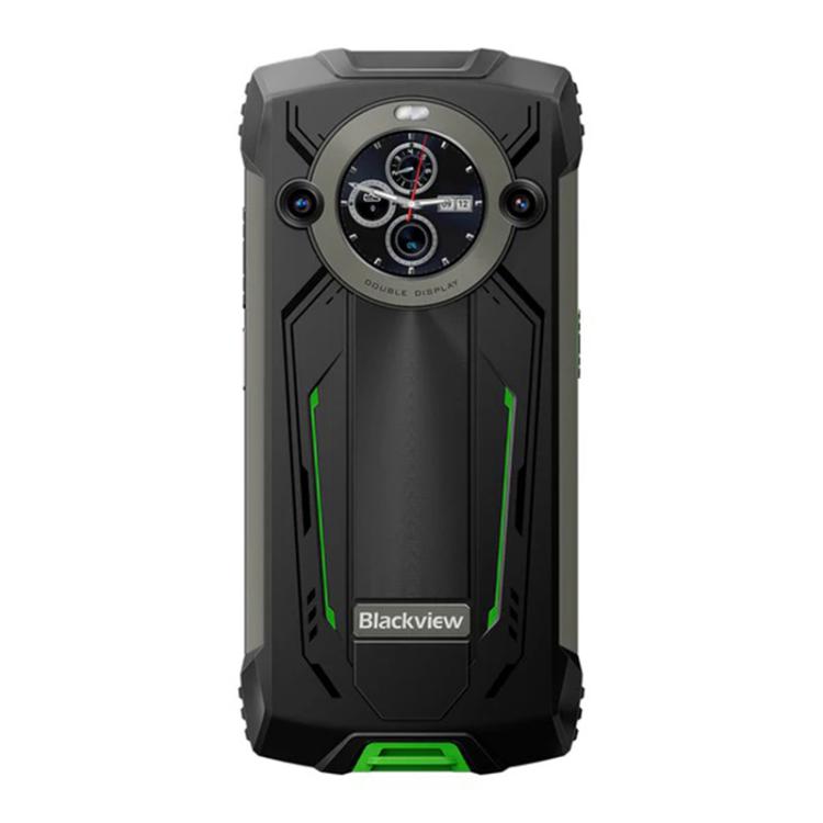 Blackview BV8200 Rugged Phone, 12GB+256GB, 6.5 inch + 1.3 inch Android 14 MediaTekHelio G100 MT8781, Network: 4G, NFC (Green) - Blackview by Blackview | Online Shopping UK | buy2fix