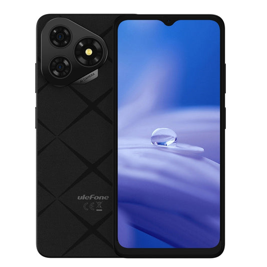 Ulefone Note 19, 3GB+32GB, Face ID & Side Fingerprint, 6.56 inch Android 14 Go Unisoc T603 Octa Core, Network: 4G, Dual SIM, OTG (Black) - Ulefone by Ulefone | Online Shopping UK | buy2fix