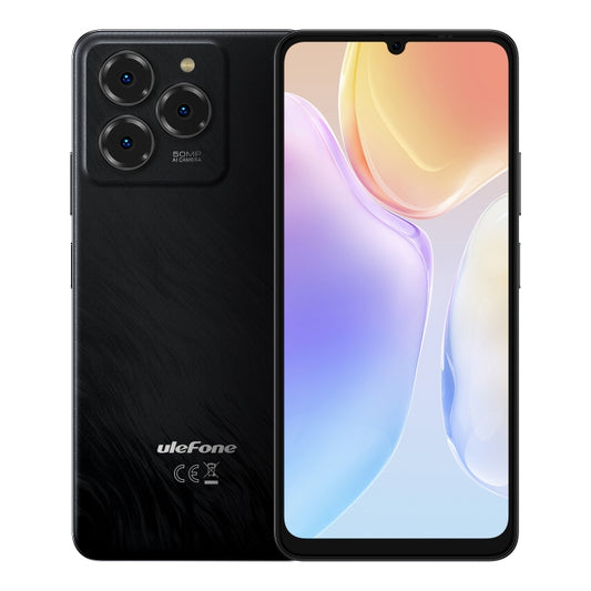 Ulefone Note 20 Pro, 4GB+128GB, Face ID & Side Fingerprint, 6000mAh, 6.75 inch Android 14 Unisoc T606 Octa Core, Network: 4G, Dual SIM, OTG (Satin Black) - Ulefone by Ulefone | Online Shopping UK | buy2fix