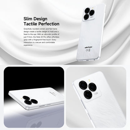 Ulefone Note 20 Pro, 4GB+128GB, Face ID & Side Fingerprint, 6000mAh, 6.75 inch Android 14 Unisoc T606 Octa Core, Network: 4G, Dual SIM, OTG (Ribbons White) - Ulefone by Ulefone | Online Shopping UK | buy2fix