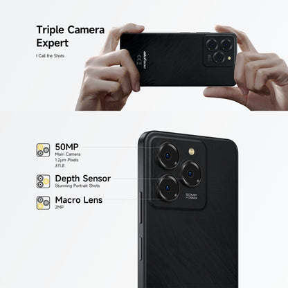 Ulefone Note 20 Pro, 4GB+256GB, Face ID & Side Fingerprint, 6000mAh, 6.75 inch Android 14 Unisoc T606 Octa Core, Network: 4G, Dual SIM, OTG (Satin Black) - Ulefone by Ulefone | Online Shopping UK | buy2fix