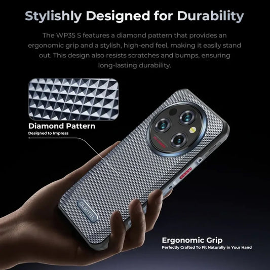 Oukitel WP35 S 4G Rugged Phone, 6GB+256GB, IP68/IP69K, Side Fingerprint, 11000mAh, 6.56 inch Android 14 MediaTek Helio G85 Octa Core, NFC, OTG, Network: 4G (Green) - OUKITEL by OUKITEL | Online Shopping UK | buy2fix