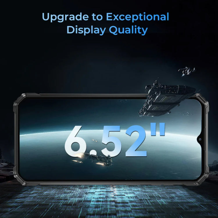 Oukitel WP36 Pro, 6GB+256GB, IP68/IP69K, Fingerprint Identification, 10600mAh, 6.52 inch MediaTek MT8788 Octa Core, NFC, OTG, Network: 4G (Black) - OUKITEL by OUKITEL | Online Shopping UK | buy2fix