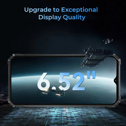 Oukitel WP36 Pro, 6GB+256GB, IP68/IP69K, Fingerprint Identification, 10600mAh, 6.52 inch MediaTek MT8788 Octa Core, NFC, OTG, Network: 4G (Black) - OUKITEL by OUKITEL | Online Shopping UK | buy2fix