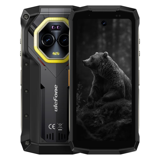 Ulefone Armor Mini 20, Night Vision, 8GB+256GB, IP68/IP69K Rugged Phone, 4.7 inch Android 14 MediaTek Helio G99 Octa Core, Network: 4G, NFC, OTG (Black)