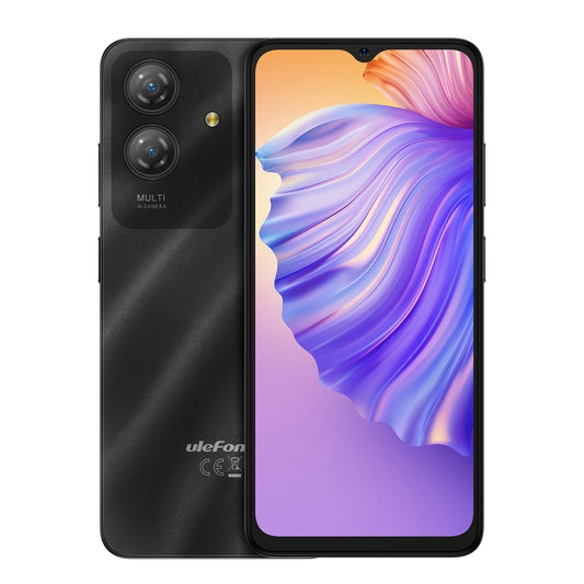 Ulefone Note 21, 4GB+128GB, Face ID & Fingerprint, 6.56 inch Android 14 Unisoc T606 Octa Core, Network: 4G, Dual SIM, OTG (Starlight Black) - Ulefone by Ulefone | Online Shopping UK | buy2fix