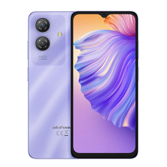 Ulefone Note 21, 4GB+128GB, Face ID & Fingerprint, 6.56 inch Android 14 Unisoc T606 Octa Core, Network: 4G, Dual SIM, OTG (Starlight Purple) - Ulefone by Ulefone | Online Shopping UK | buy2fix