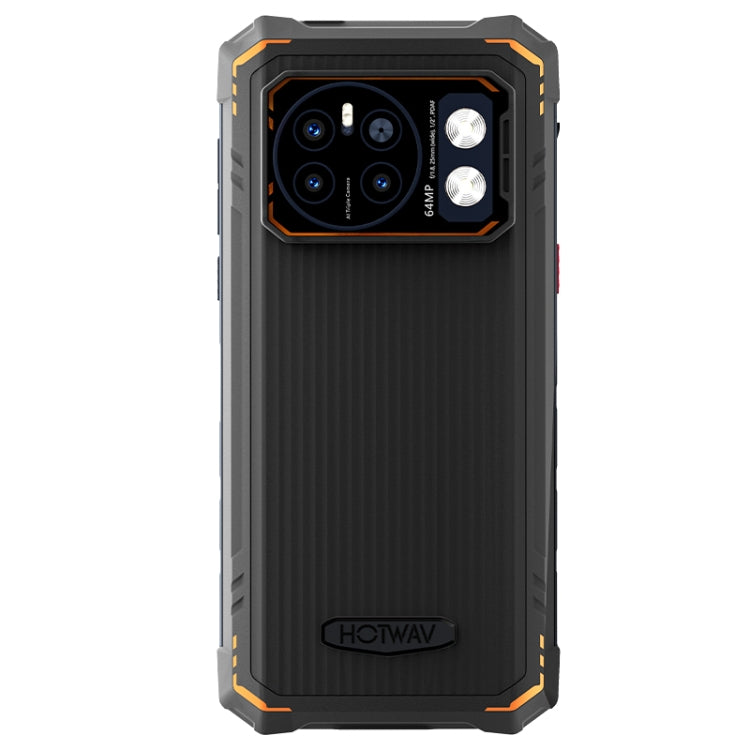 [HK Warehouse] HOTWAV CYBER 13, IP68/IP69K Rugged Phone, 8GB+128GB, 10800mAh, 6.6 inch Android 14.0 Unisoc T606 Octa Core, Network: 4G, NFC, OTG (Orange) - Other by HOTWAV | Online Shopping UK | buy2fix