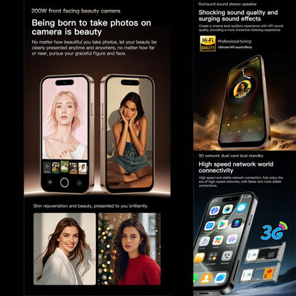 SOYES ONEMYTH M16 Pro, 2GB+16GB, 4.0 inch Android 10.0 MTK6580 Quad Core, Network: 3G, Dual SIM (Gold) - SOYES by SOYES | Online Shopping UK | buy2fix