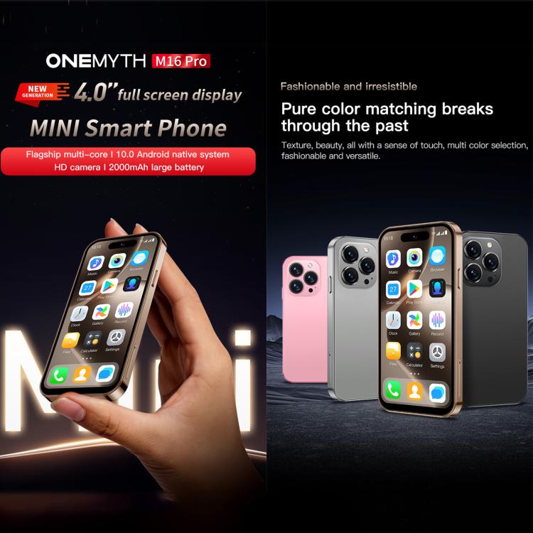 SOYES ONEMYTH M16 Pro, 2GB+16GB, 4.0 inch Android 10.0 MTK6580 Quad Core, Network: 3G, Dual SIM (Black) - SOYES by SOYES | Online Shopping UK | buy2fix