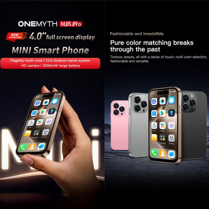SOYES ONEMYTH M16 Pro, 2GB+16GB, 4.0 inch Android 10.0 MTK6580 Quad Core, Network: 3G, Dual SIM (Black) - SOYES by SOYES | Online Shopping UK | buy2fix