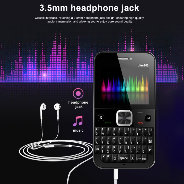 SERVO U700, 2.4 inch, MTK6261D, 58 Full Keyboards, Support Bluetooth, FM, NFC, Quick Dial, Flashlight, GSM, Quad SIM (Green) - SERVO by SERVO | Online Shopping UK | buy2fix