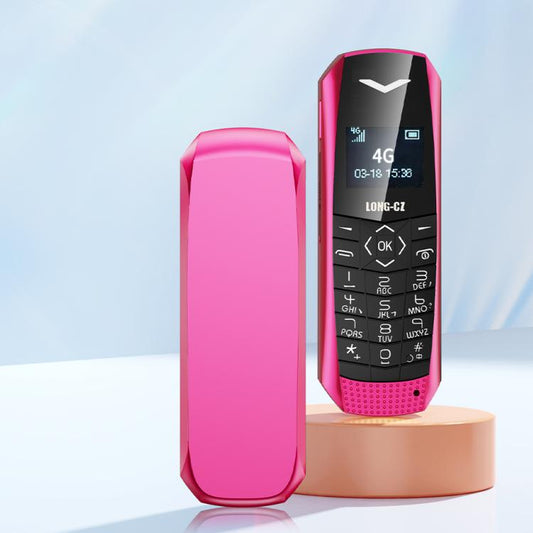 LONG-CZ J60 4G Mini Phone, 1.77 inch Unisoc T107,  21 Keys, Network: 4G, Single SIM(Rose Red) - Others by buy2fix | Online Shopping UK | buy2fix