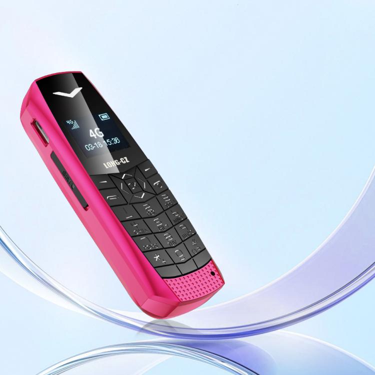 LONG-CZ J60 4G Mini Phone, 1.77 inch Unisoc T107,  21 Keys, Network: 4G, Single SIM(Rose Red) - Others by buy2fix | Online Shopping UK | buy2fix
