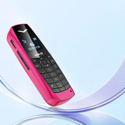 LONG-CZ J60 4G Mini Phone, 1.77 inch Unisoc T107,  21 Keys, Network: 4G, Single SIM(Rose Red) - Others by buy2fix | Online Shopping UK | buy2fix