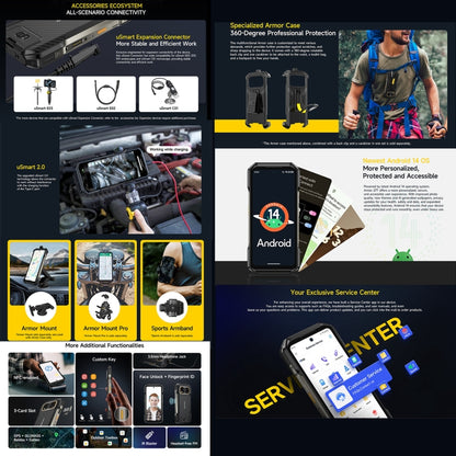 Ulefone Armor 27T Rugged Phone, 12GB+256GB, Thermal Imager, Night Vision, 10600mAh, 6.78 inch Android 14 MediaTek Helio G99 Octa Core, Network: 4G, NFC, OTG (Black) - Ulefone by Ulefone | Online Shopping UK | buy2fix