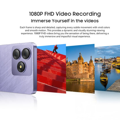 Blackview WAVE 8, 4GB+128GB, 6.56 inch Android 14 Unisoc T606 Octa Core, Network: 4G, OTG (Blue) - Blackview by Blackview | Online Shopping UK | buy2fix