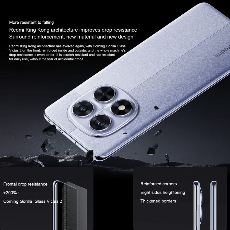 Xiaomi Redmi Note 14 Pro, 8GB+128GB, 6.67 inch Xiaomi HyperOS Mediatek Dimensity 7300-Ultra Octa Core, NFC, Network: 5G (Purple) by Xiaomi