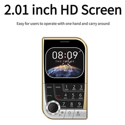 V10 Card Mobile Phone, 2.01 inch, MTK6261D, Support Bluetooth, FM, Torch, GSM, Dual SIM (Black) - Others by buy2fix | Online Shopping UK | buy2fix