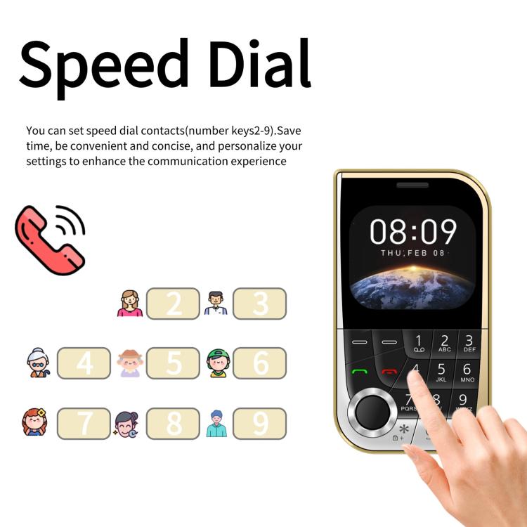 V10 Card Mobile Phone, 2.01 inch, MTK6261D, Support Bluetooth, FM, Torch, GSM, Dual SIM (White) - Others by buy2fix | Online Shopping UK | buy2fix