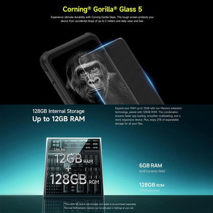 Ulefone Armor X31, 6GB+128GB, Night Vision, IP68/IP69K Rugged Phone, 6.56 inch Android 14 MediaTek Helio G91 Octa Core, Network: 4G, NFC, OTG (Black) - Ulefone by Ulefone | Online Shopping UK | buy2fix