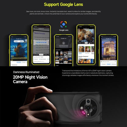 Ulefone Armor X31, 6GB+128GB, Night Vision, IP68/IP69K Rugged Phone, 6.56 inch Android 14 MediaTek Helio G91 Octa Core, Network: 4G, NFC, OTG (Black) - Ulefone by Ulefone | Online Shopping UK | buy2fix