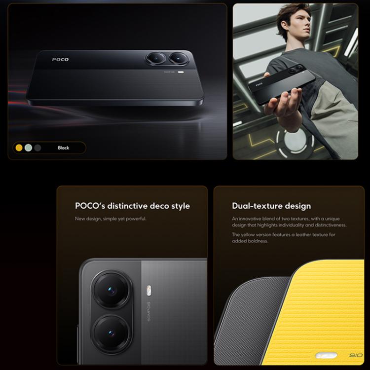 Xiaomi POCO X7 Pro 5G Global, 12GB+512GB, In-screen Fingerprint, 6.67 inch Xiaomi HyperOS 2 MediaTek Dimensity 8400-Ultra Octa Core, NFC, Network: 5G (Black) - Xiaomi MI by Xiaomi | Online Shopping UK | buy2fix