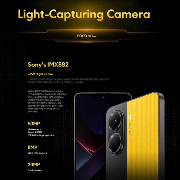 Xiaomi POCO X7 Pro 5G Global, 12GB+512GB, In-screen Fingerprint, 6.67 inch Xiaomi HyperOS 2 MediaTek Dimensity 8400-Ultra Octa Core, NFC, Network: 5G (Black) - Xiaomi MI by Xiaomi | Online Shopping UK | buy2fix