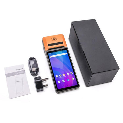 UNIWA V4P Standard Edition, 6 inch NFC Android 13 Smart Handheld POS Phone with Thermal Printer, 3GB+16GB, Unisoc SC9863a Octa Core, Network: 4G (Black) - UNIWA by UNIWA | Online Shopping UK | buy2fix