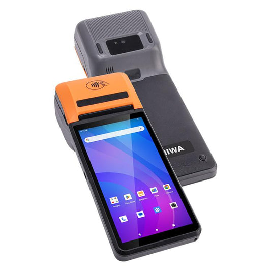 UNIWA V4P 2D QR Code Scanning Edition, 6 inch NFC Android 13 Smart Handheld POS Phone with Thermal Printer, 3GB+16GB, Unisoc SC9863a Octa Core, Network: 4G (Black) - UNIWA by UNIWA | Online Shopping UK | buy2fix