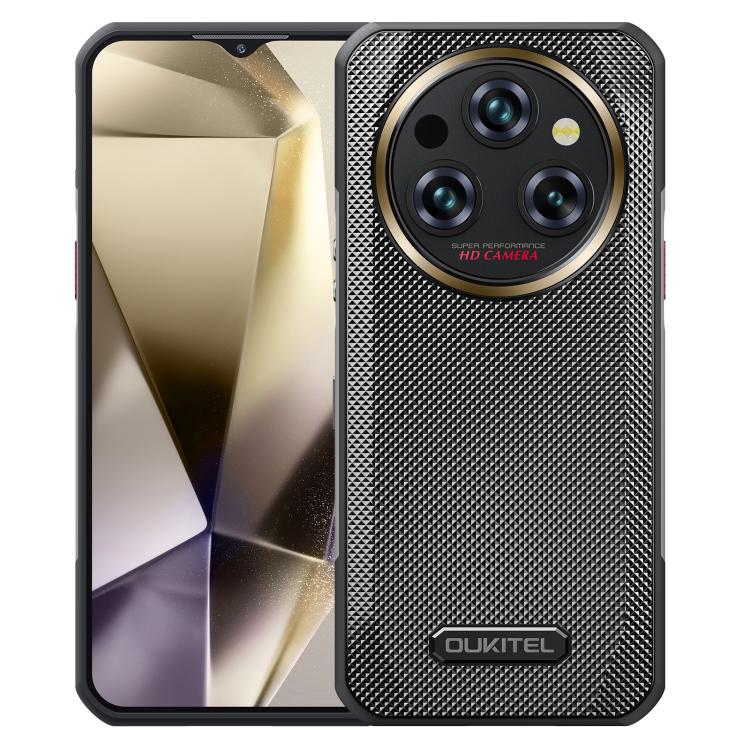 Oukitel WP35 Pro 5G Rugged Phone, 12GB+512GB, 6.6 inch Android 14 MediaTek Dimensity 6300 Octa Core, NFC, OTG, Network: 5G (Black) - OUKITEL by OUKITEL | Online Shopping UK | buy2fix