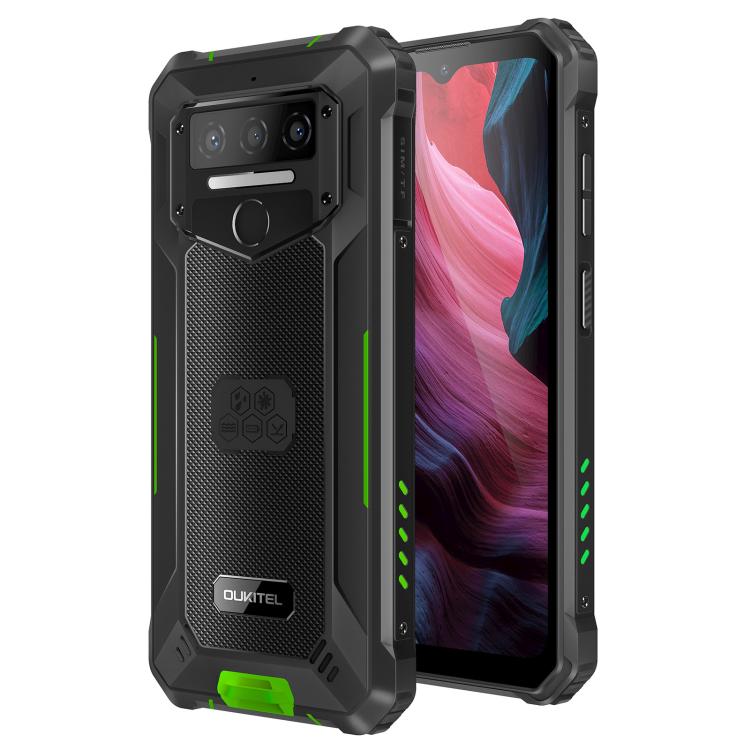 Oukitel WP23 Plus Rugged Phone, 8GB+256GB, 6.52 inch Android 14.0Unisoc T606 Octa-core, NFC, OTG, Network: 4G (Green) - OUKITEL by OUKITEL | Online Shopping UK | buy2fix