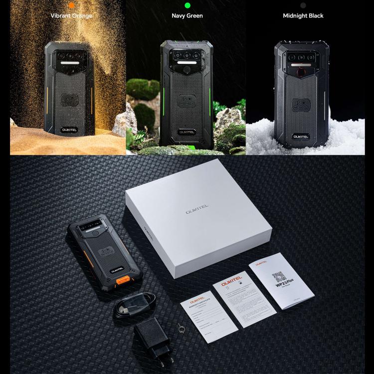 Oukitel WP23 Plus Rugged Phone, 8GB+256GB, 6.52 inch Android 14.0Unisoc T606 Octa-core, NFC, OTG, Network: 4G (Green) - OUKITEL by OUKITEL | Online Shopping UK | buy2fix