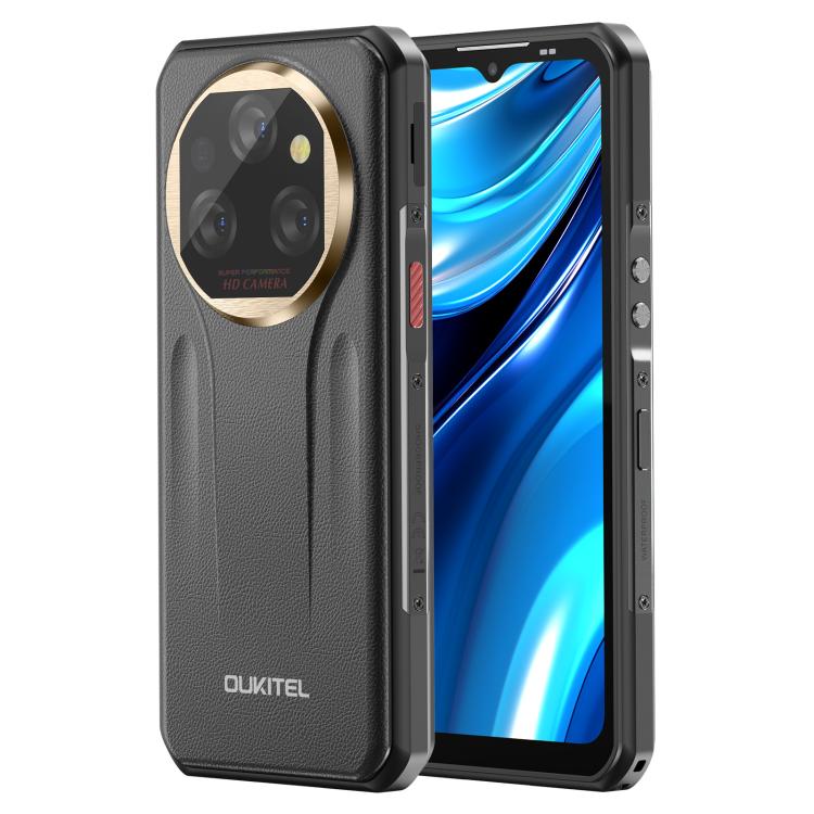 Oukitel WP39 Pro 5G Rugged Phone, 12GB+512GB, Night Vision, Fingerprint Identification, 6.6 inch Android 14 MediaTek Dimensity 6300 Octa Core, NFC, OTG, Network: 5G (Gold) - OUKITEL by OUKITEL | Online Shopping UK | buy2fix