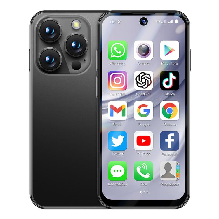 SOYES XS19 Pro, 6GB+128GB, 3.8 inch Android 12.0 MTK6762 Quad Core, Network: 4G, Dual SIM, GPS, OTG, Support Google Play Store (Black) - SOYES by SOYES | Online Shopping UK | buy2fix