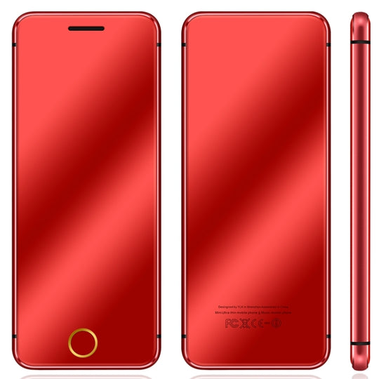 Ulcool V66+, 1.54 inch, MTK6261D, Support Bluetooth Sync, Bluetooth Dial, FM, Anti-lost, GSM, Dual SIM (Red)