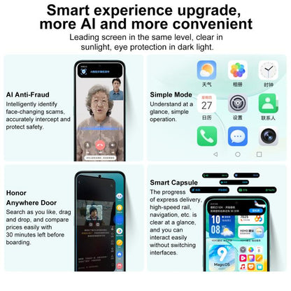 Honor Play 60, 8GB+256GB, Side Fingerprint, 6.61 inch MagicOS 9.0 Dimensity 6300 Octa Core, Network: 5G, OTG (Cyan) - Honor by HONOR | Online Shopping UK | buy2fix