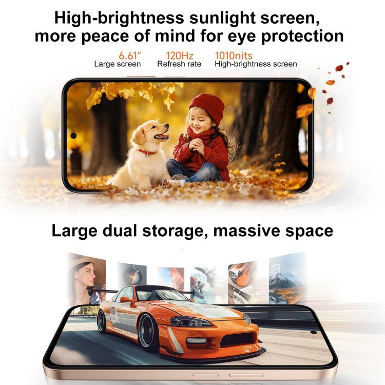 Honor Play 60m, 6GB+128GB, Side Fingerprint, 6.61 inch MagicOS 9.0 Dimensity 6300 Octa Core, Network: 5G, OTG (Black) - Honor by HONOR | Online Shopping UK | buy2fix