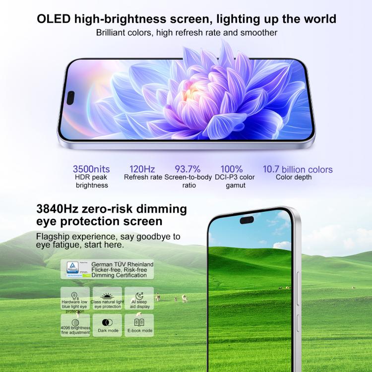 Honor X70i, 12GB+256GB, In-screen Fingerprint, 6.7 inch MagicOS 9.0 Android 15.0 Dimensity 7025 Ultra Octa Core, Network: 5G, OTG, NFC (Black) - Honor by HONOR | Online Shopping UK | buy2fix
